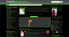 Desktop Screenshot of controlmanuals.com